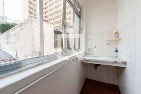 Cozinha de kitnet/studio à venda com 1 quarto, 25m² em Bela Vista, São Paulo