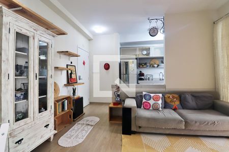Sala de apartamento à venda com 2 quartos, 70m² em Jardim, Santo André