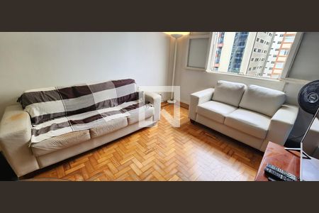 Sala de apartamento para alugar com 2 quartos, 90m² em Vila Belmiro, Santos