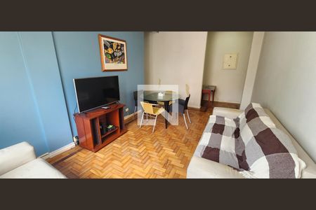 Sala de apartamento para alugar com 2 quartos, 90m² em Vila Belmiro, Santos