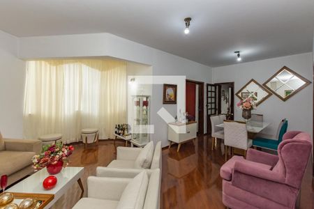 Sala de apartamento à venda com 4 quartos, 186m² em Buritis, Belo Horizonte