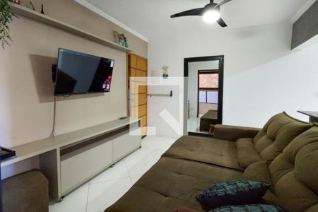 Sala de apartamento para alugar com 2 quartos, 62m² em Boqueirão, Praia Grande