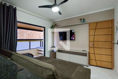 Sala de apartamento para alugar com 2 quartos, 62m² em Boqueirão, Praia Grande