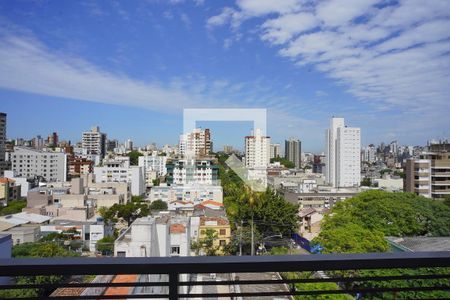 Sala_Vista de kitnet/studio para alugar com 1 quarto, 45m² em Petrópolis, Porto Alegre