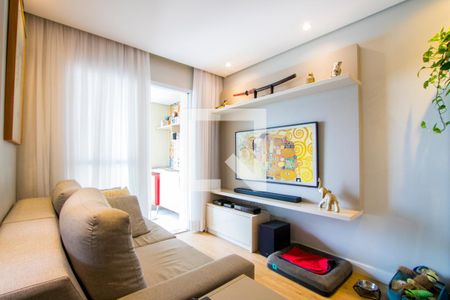 Sala de apartamento para alugar com 2 quartos, 66m² em Vila América, Santo André