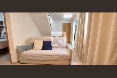 Sala de apartamento à venda com 2 quartos, 117m² em Vila Dora, Santo André