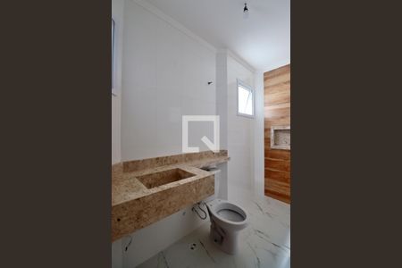 Suíte - Banheiro de apartamento para alugar com 3 quartos, 84m² em Campestre, Santo André