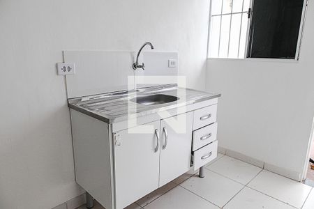 Cozinha de kitnet/studio para alugar com 1 quarto, 18m² em Brooklin Paulista, São Paulo