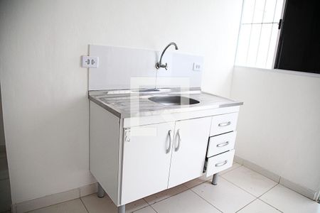 Cozinha de kitnet/studio para alugar com 1 quarto, 18m² em Brooklin Paulista, São Paulo