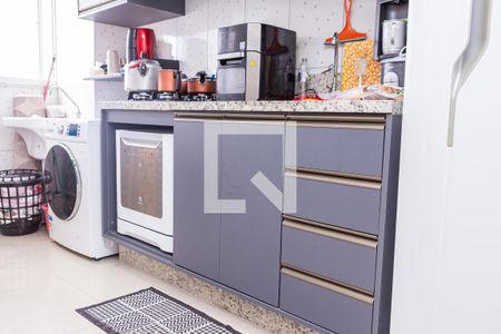 Cozinha de apartamento à venda com 2 quartos, 44m² em Jardim Belém, São Paulo