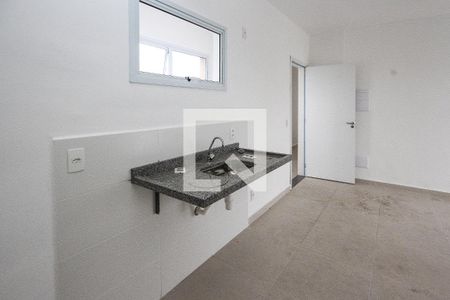 Cozinha de apartamento para alugar com 1 quarto, 34m² em Chácara Mafalda, São Paulo