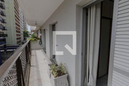 Varanda da Sala de apartamento para alugar com 3 quartos, 120m² em Centro, Guarujá