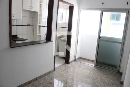 Sala de apartamento para alugar com 1 quarto, 55m² em Centro, São Vicente