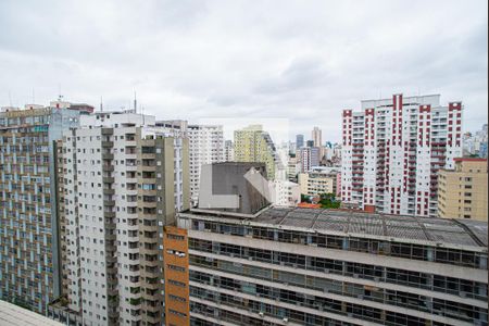 Vista do Quarto de apartamento para alugar com 1 quarto, 27m² em Bela Vista, São Paulo