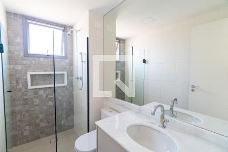 Banheiro da Suíte de apartamento à venda com 3 quartos, 74m² em Vila Monte Alegre, São Paulo