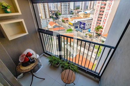 Varanda Sala de kitnet/studio para alugar com 1 quarto, 25m² em Vila Guarani (zona Sul), São Paulo