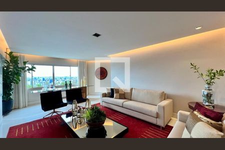 sala 1 de apartamento à venda com 4 quartos, 198m² em Anchieta, Belo Horizonte