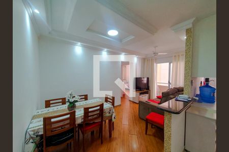 Sala + Sala de Jantar de apartamento à venda com 2 quartos, 53m² em Vila Goncalves, São Bernardo do Campo