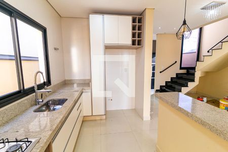 Cozinha de casa de condomínio para alugar com 3 quartos, 150m² em Jardim Park Real, Indaiatuba