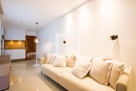 Sala de apartamento à venda com 2 quartos, 100m² em Vila Bastos, Santo André