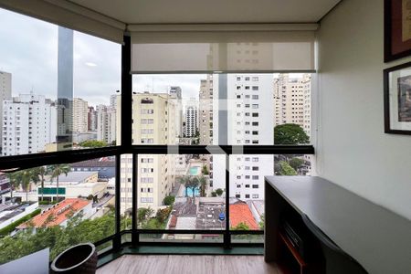 Varanda de apartamento para alugar com 2 quartos, 56m² em Indianópolis, São Paulo