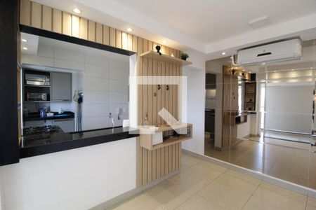 Sala de apartamento para alugar com 2 quartos, 61m² em Aclimação, Uberlândia