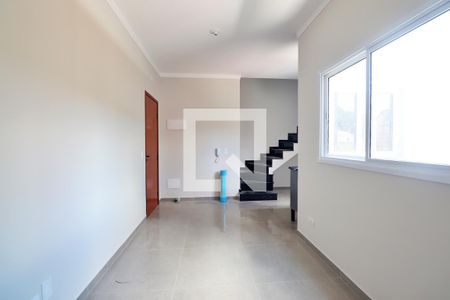 Sala de apartamento à venda com 2 quartos, 104m² em Jardim Santo Alberto, Santo André
