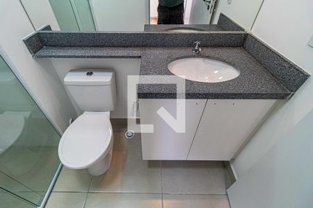 Banheiro de apartamento para alugar com 1 quarto, 25m² em Vila Butantã, São Paulo