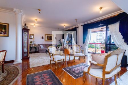 Sala de Estar  de apartamento à venda com 3 quartos, 420m² em Jardim Anália Franco, São Paulo