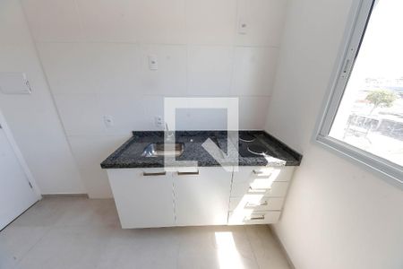 Sala/Cozinha de apartamento para alugar com 1 quarto, 51m² em São Lucas, São Paulo
