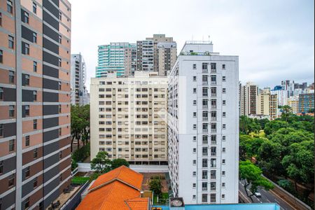 Vista da Varanda da Sala de apartamento à venda com 1 quarto, 24m² em Consolação, São Paulo