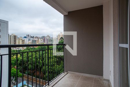Varanda da Sala de apartamento à venda com 1 quarto, 24m² em Consolação, São Paulo