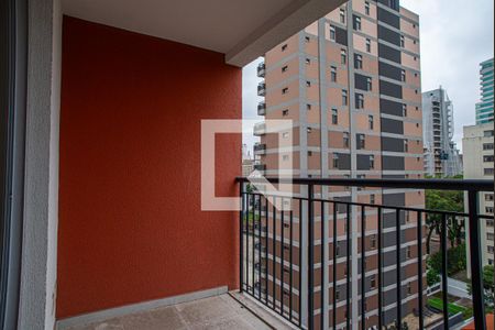 Varanda da Sala de apartamento à venda com 1 quarto, 24m² em Consolação, São Paulo