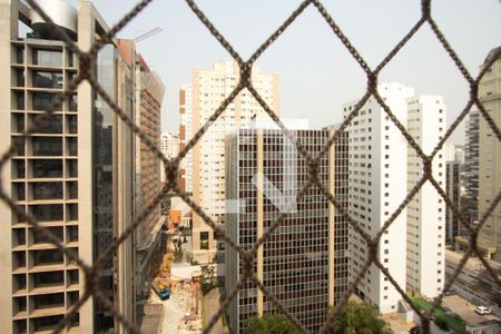 Vista Sala de apartamento à venda com 3 quartos, 92m² em Vila Nova Conceição, São Paulo