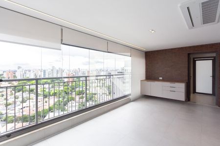 Varanda da Sala de apartamento para alugar com 3 quartos, 163m² em Vila Clementino, São Paulo