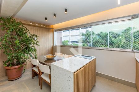 Varanda da Sala de apartamento para alugar com 4 quartos, 143m² em Buritis, Belo Horizonte