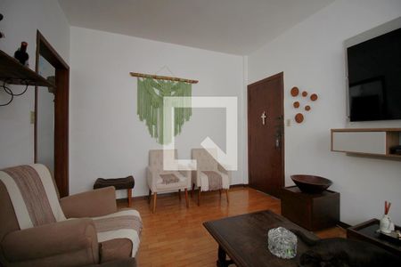 Sala de apartamento para alugar com 4 quartos, 136m² em Santo Antônio, Belo Horizonte