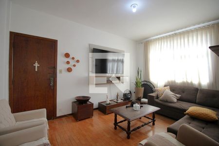 Sala de apartamento para alugar com 4 quartos, 136m² em Santo Antônio, Belo Horizonte