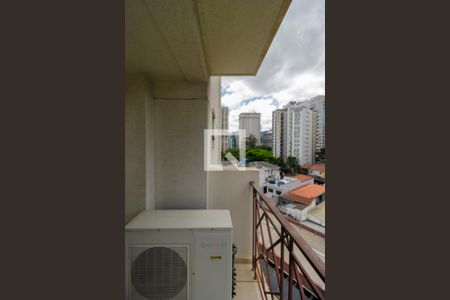 Varanda da Sala de apartamento à venda com 2 quartos, 51m² em Vila Olímpia, São Paulo