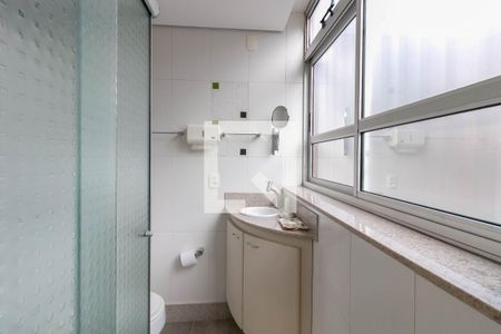 Banheiro da Suíte de apartamento à venda com 2 quartos, 85m² em Serra, Belo Horizonte