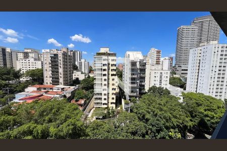 Apartamento para alugar com 63m², 1 quarto e 1 vaga Apartamento para alugar com 63m², 1 quarto e 1 vagaVista da varanda da suite