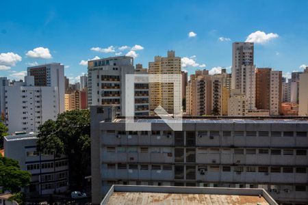 VISTA DA VARANDA DA SALA de apartamento à venda com 1 quarto, 60m² em Vila Itapura, Campinas