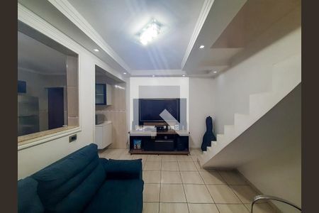 Casa 1 - Sala de casa à venda com 5 quartos, 181m² em Vila Palmares, São Caetano do Sul