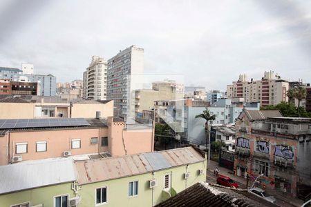 Sala Vista de apartamento à venda com 1 quarto, 46m² em Cidade Baixa, Porto Alegre