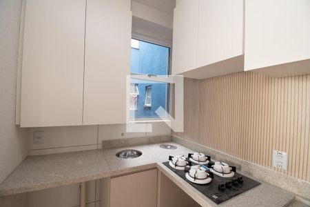 cozinha/lavanderia de apartamento à venda com 2 quartos, 43m² em Feitoria, São Leopoldo