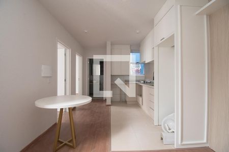 sala/cozinha de apartamento para alugar com 2 quartos, 43m² em Feitoria, São Leopoldo