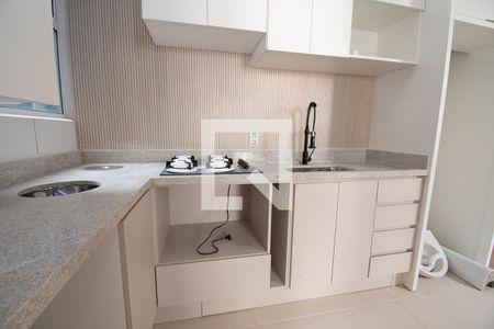 cozinha/lavanderia de apartamento à venda com 2 quartos, 43m² em Feitoria, São Leopoldo