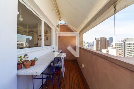 Varanda de apartamento para alugar com 1 quarto, 80m² em Pinheiros, São Paulo