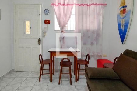 Sala de apartamento para alugar com 1 quarto, 28m² em Guilhermina, Praia Grande