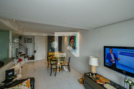 Sala de Estar/Jantar  de apartamento à venda com 2 quartos, 90m² em Cambuí, Campinas